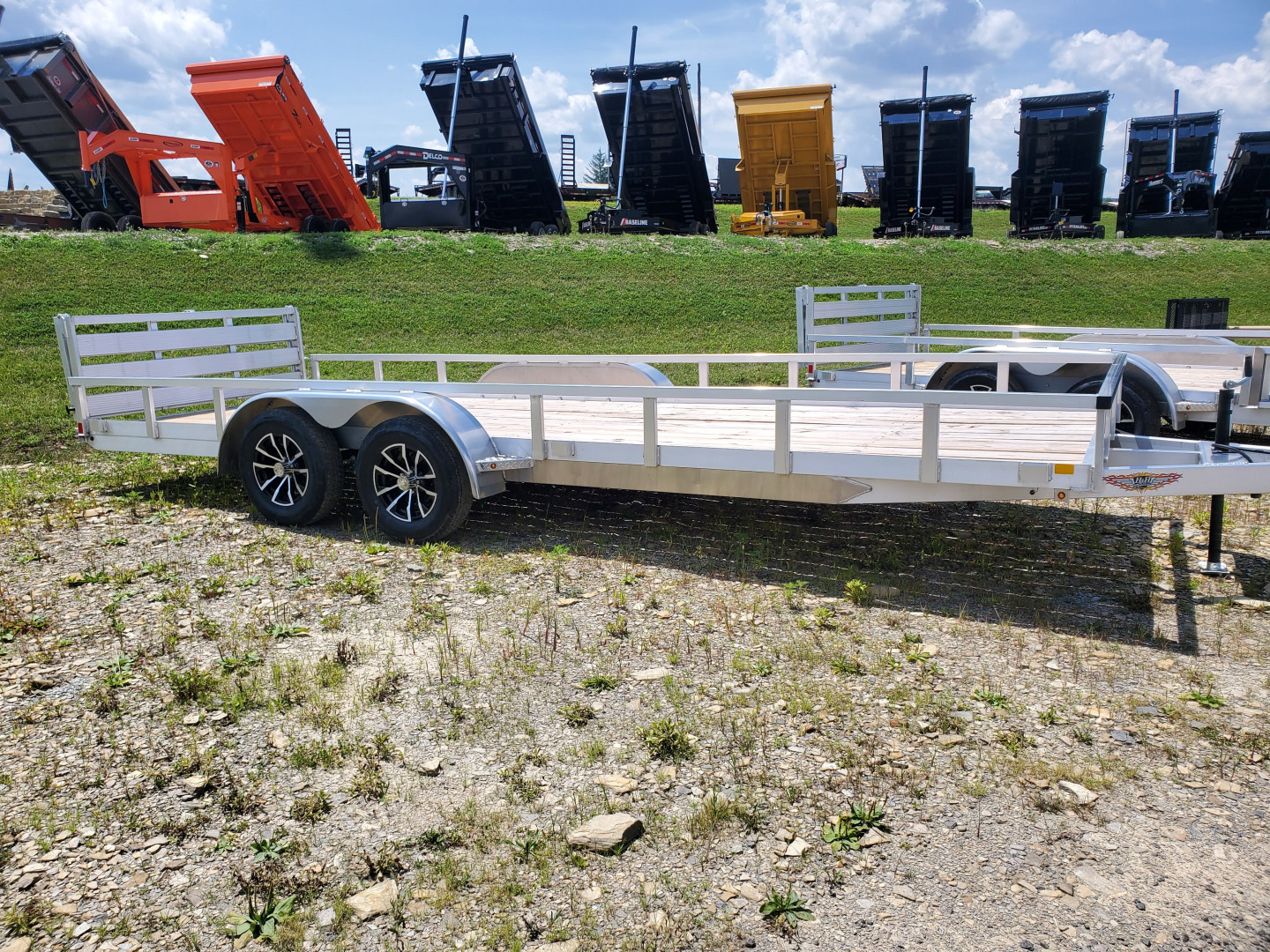New H&H Trailers Aluminum Utility Trailer / 7000 GVWR / 82"x20'