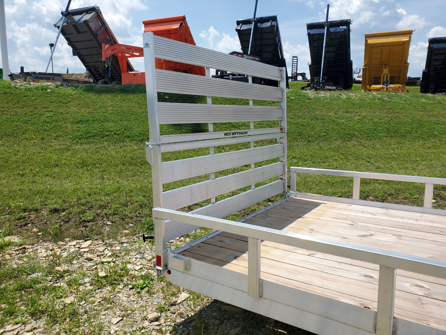 New H&H Trailers Aluminum Utility Trailer / 7000 GVWR / 82"x20'