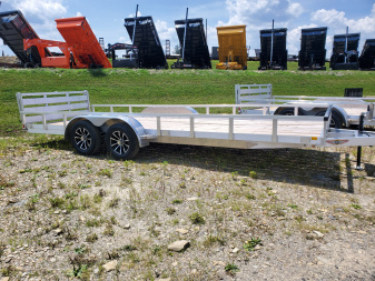 New H&H Trailers Aluminum Utility Trailer / 7000 GVWR / 82 x20'