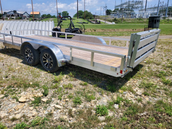New H&H Trailers Aluminum Utility Trailer / 7000 GVWR / 82"x20'