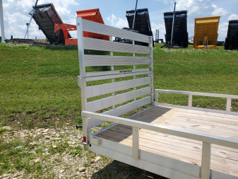 New H&H Trailers Aluminum Utility Trailer / 7000 GVWR / 82"x20'