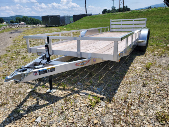 New H&H Trailers Aluminum Utility Trailer / 7000 GVWR / 82"x20'