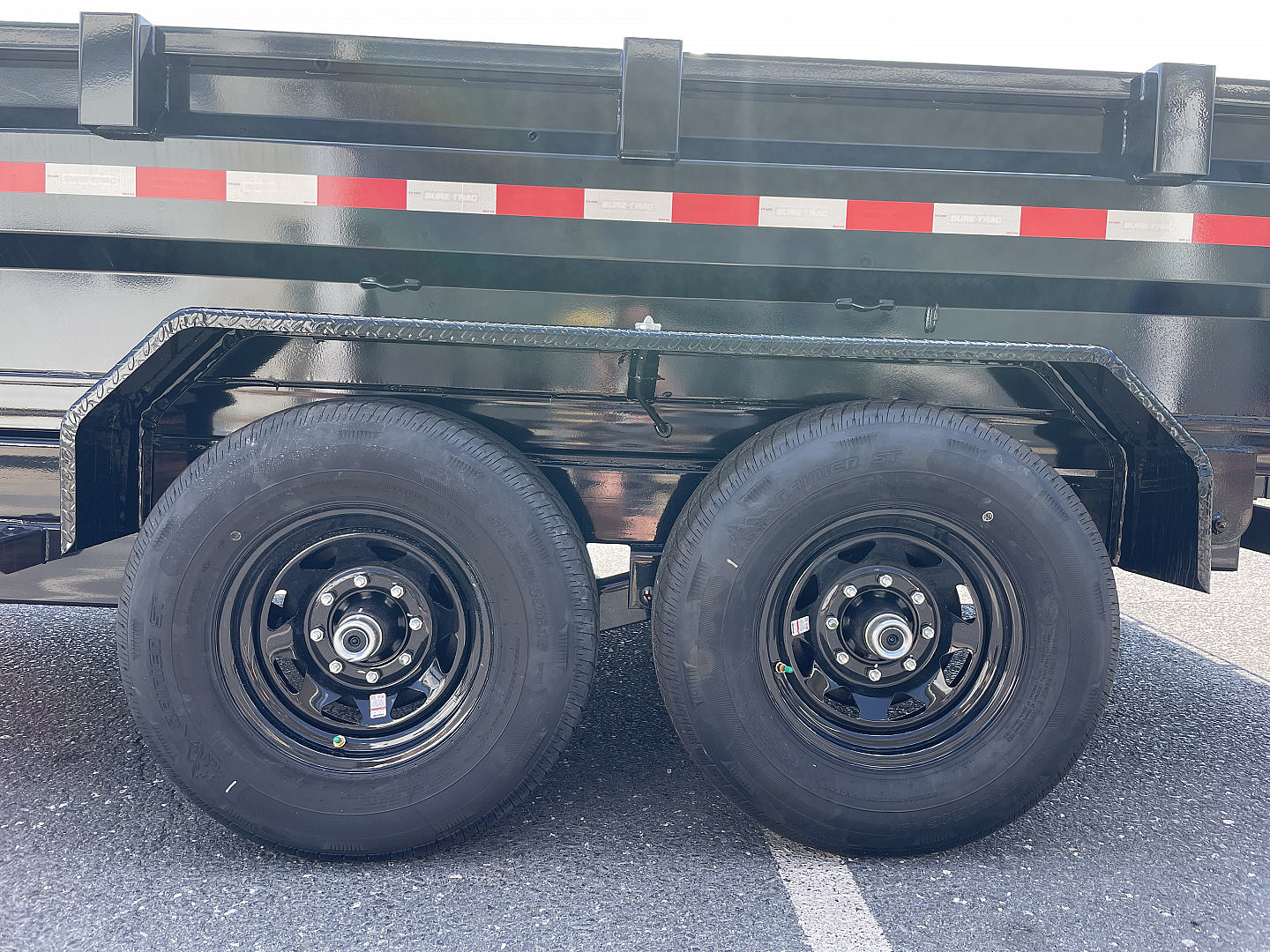 New 2026 Sure-Trac 7x14 Telescopic Dump Trailer