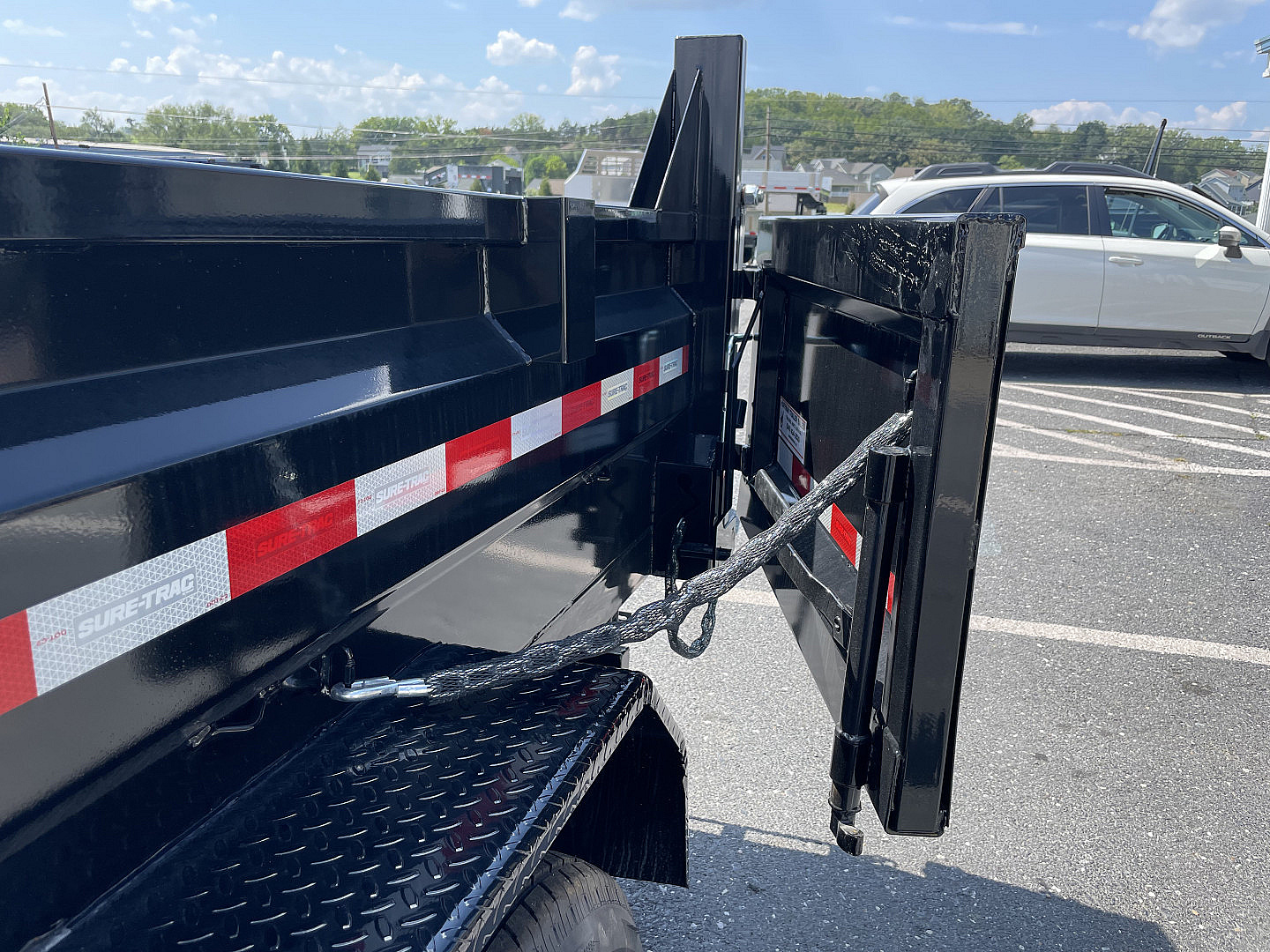 New 2026 Sure-Trac 7x14 Telescopic Dump Trailer