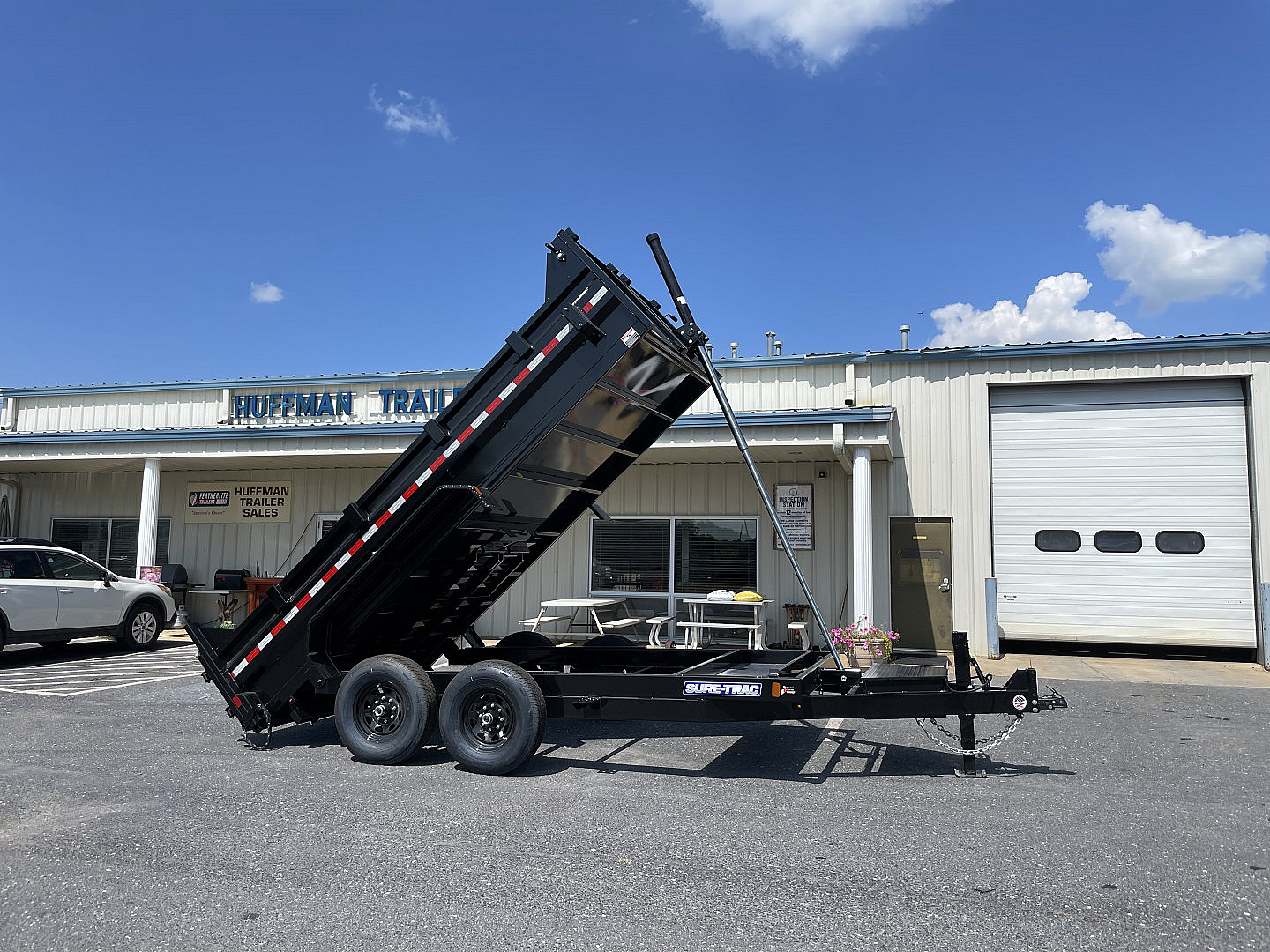 New 2026 Sure-Trac 7x14 Telescopic Dump Trailer
