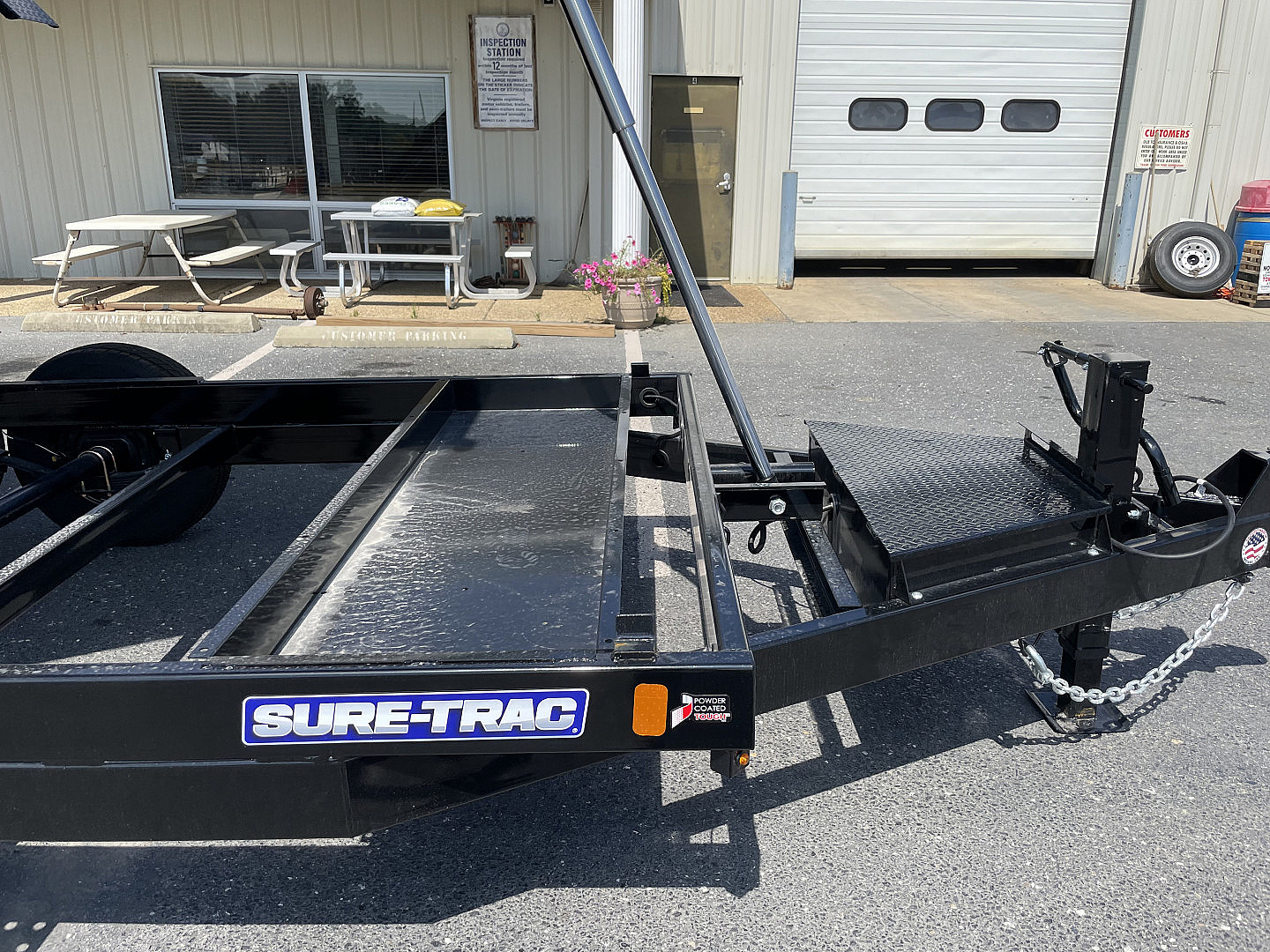 New 2026 Sure-Trac 7x14 Telescopic Dump Trailer