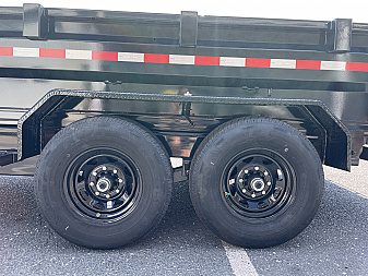 New 2026 Sure-Trac 7x14 Telescopic Dump Trailer