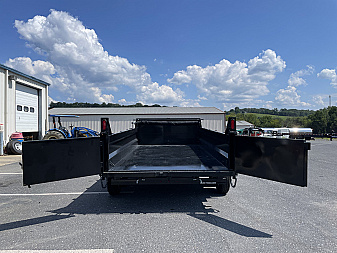 New 2026 Sure-Trac 7x14 Telescopic Dump Trailer