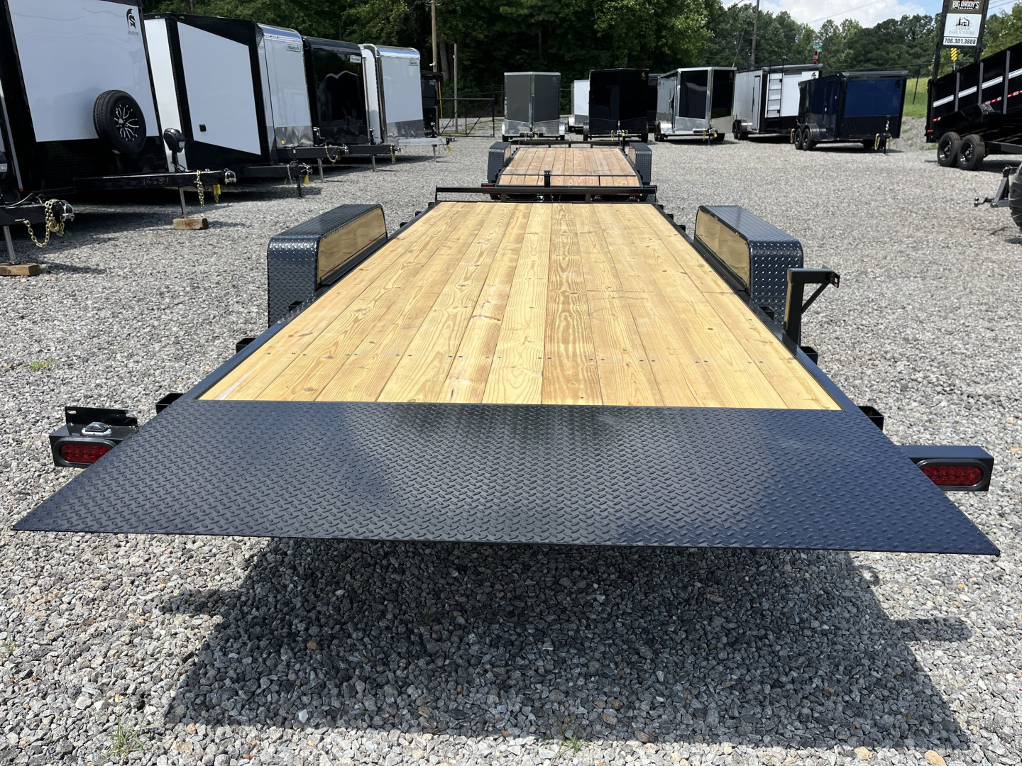 New 2025 Triple Crown 7X20 Gravity Tilt Deck Equipment Trailer, 10K GVWR