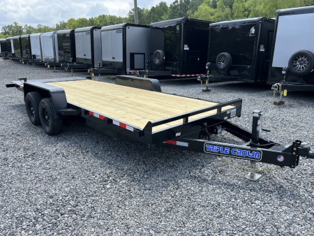 New 2025 Triple Crown 7X20 Gravity Tilt Deck Equipment Trailer, 10K GVWR