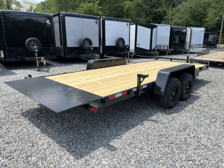 New 2025 Triple Crown 7X20 Gravity Tilt Deck Equipment Trailer, 10K GVWR