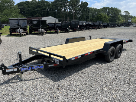 New 2025 Triple Crown 7X20 Gravity Tilt Deck Equipment Trailer, 10K GVWR
