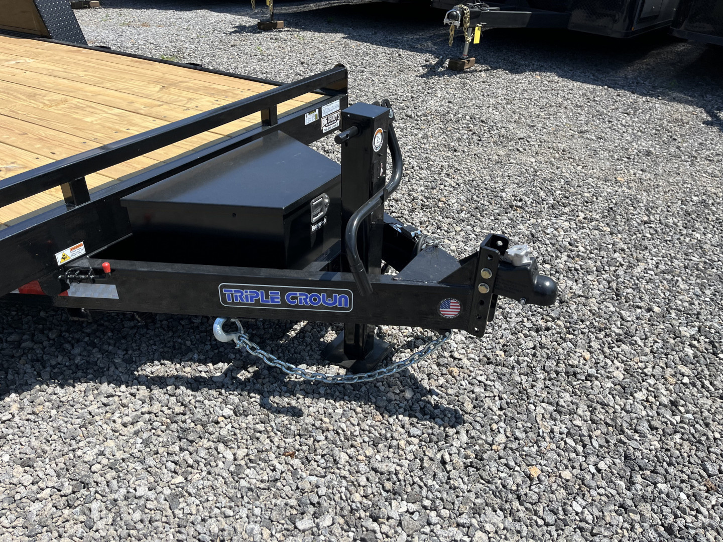 New 2025 Triple Crown 7X18 Power Tilt Equipment Trailer, 14K GVWR