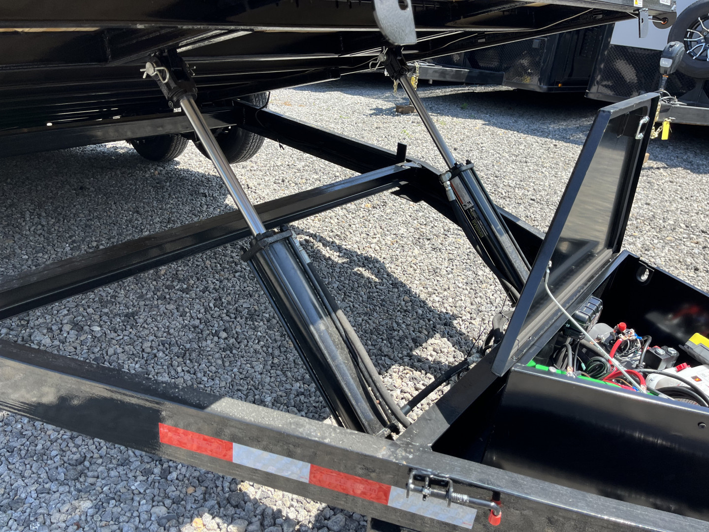 New 2025 Triple Crown 7X18 Power Tilt Equipment Trailer, 14K GVWR