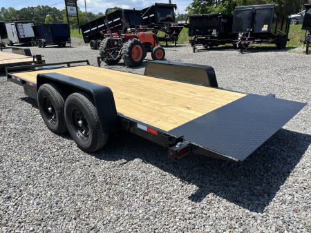 New 2025 Triple Crown 7X18 Power Tilt Equipment Trailer, 14K GVWR