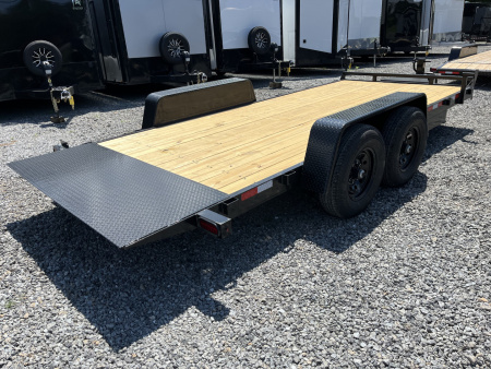 New 2025 Triple Crown 7X18 Power Tilt Equipment Trailer, 14K GVWR
