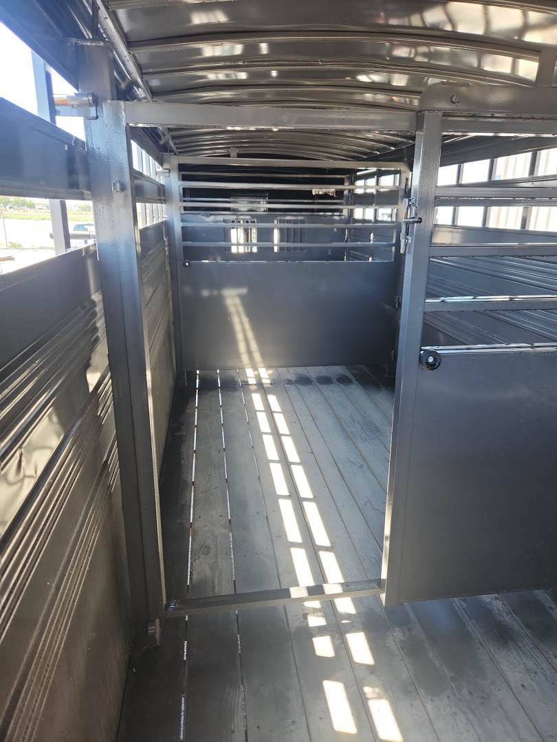 New 2025 Titan Trailer 6'8X24' Stock Trailer