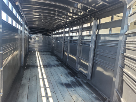 New 2025 Titan Trailer 6'8X24' Stock Trailer