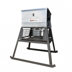 New 2025 All Seasons Feeders 300lb Stand & Fill Broadcast Feeder