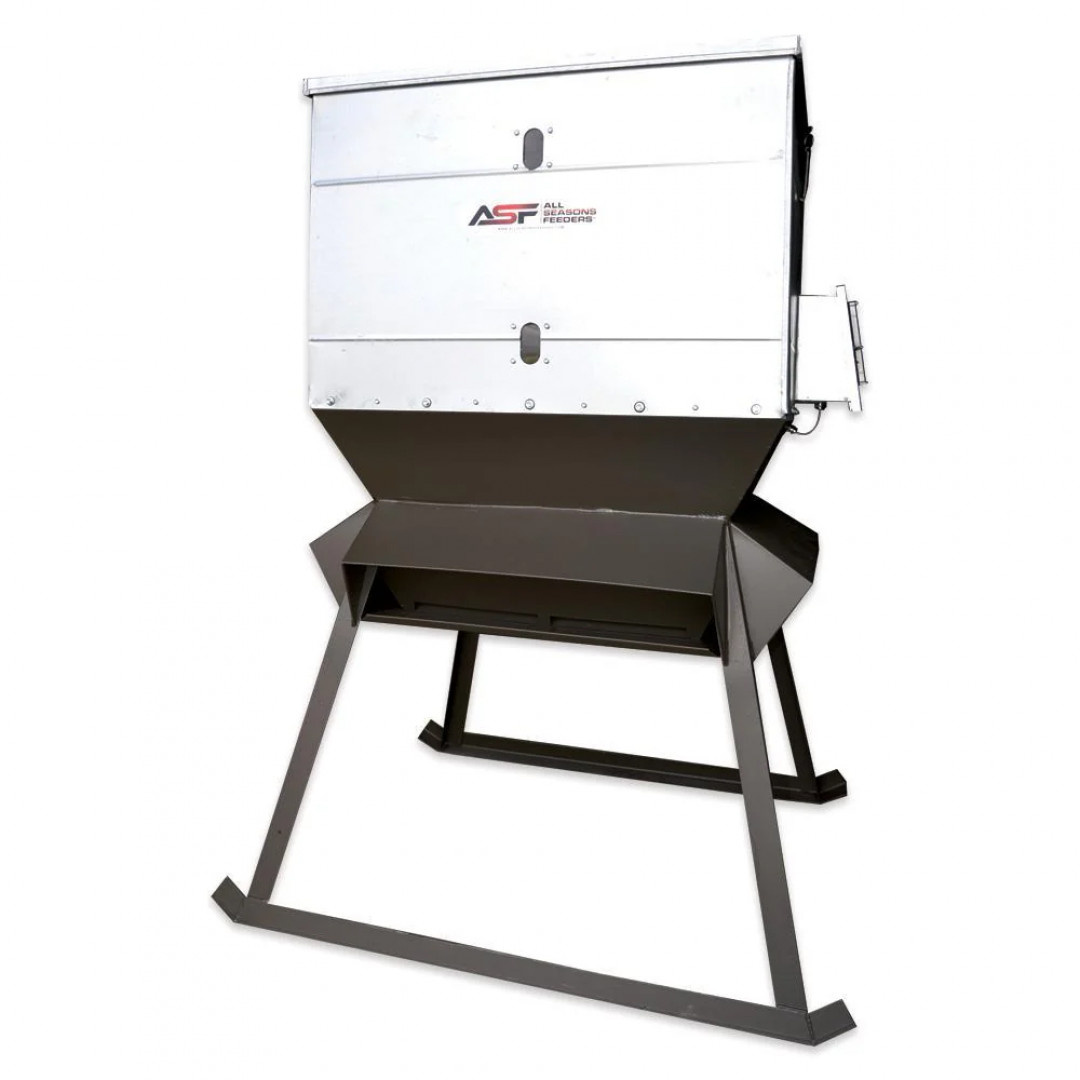 New 2025 All Seasons Feeders 1,000lb Electric Protein Stand & Fill Feeder