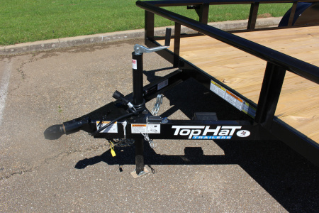 New 2025 Top Hat 83X16 MEDIUM PIPE TOP REAR GATE