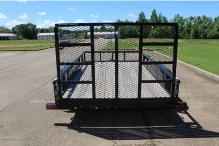 New 2025 Top Hat 83X16 MEDIUM PIPE TOP REAR GATE