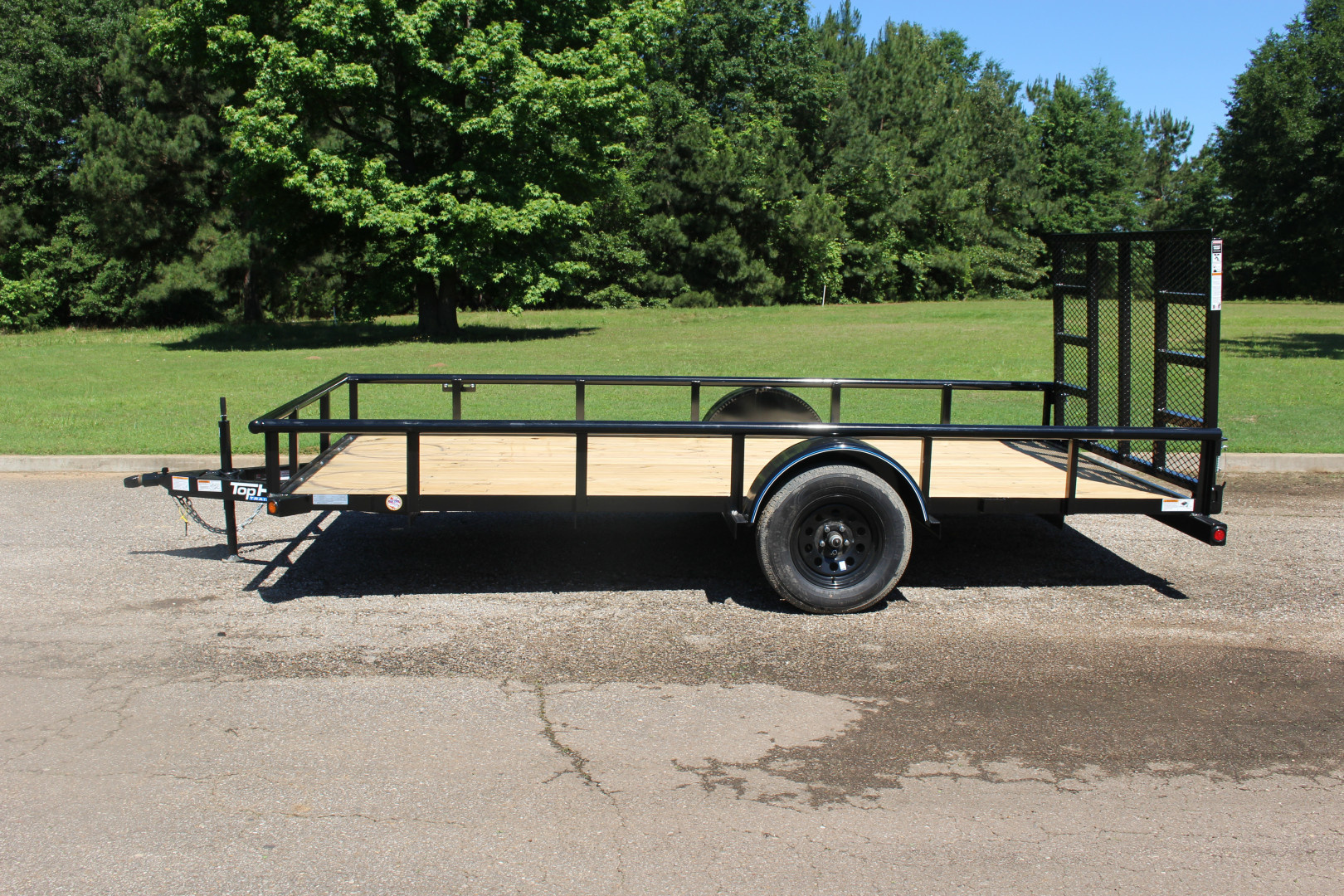 New 2025 Top Hat 77X12 DERBY SR PIPE REAR GATE