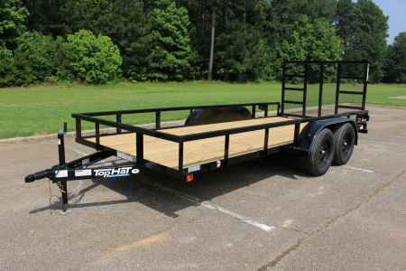 New 2025 Top Hat 77X16 TANDEM LITE DUTY UTILITY LDX W/GATE