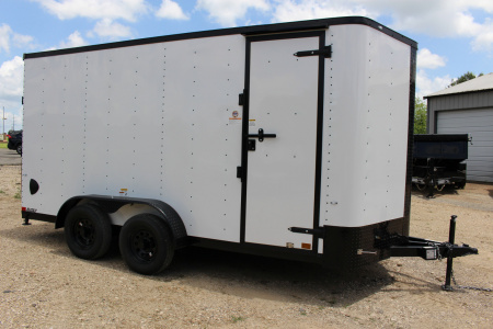 New 2025 Cargo Craft 7x16 Enclosed Elite V-Nose Trailer