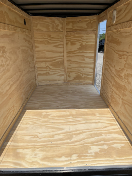 New 2026 Big Daddys Edition 5X8 Enclosed Trailer With Side Door, Ramp Door, Diamond Plate