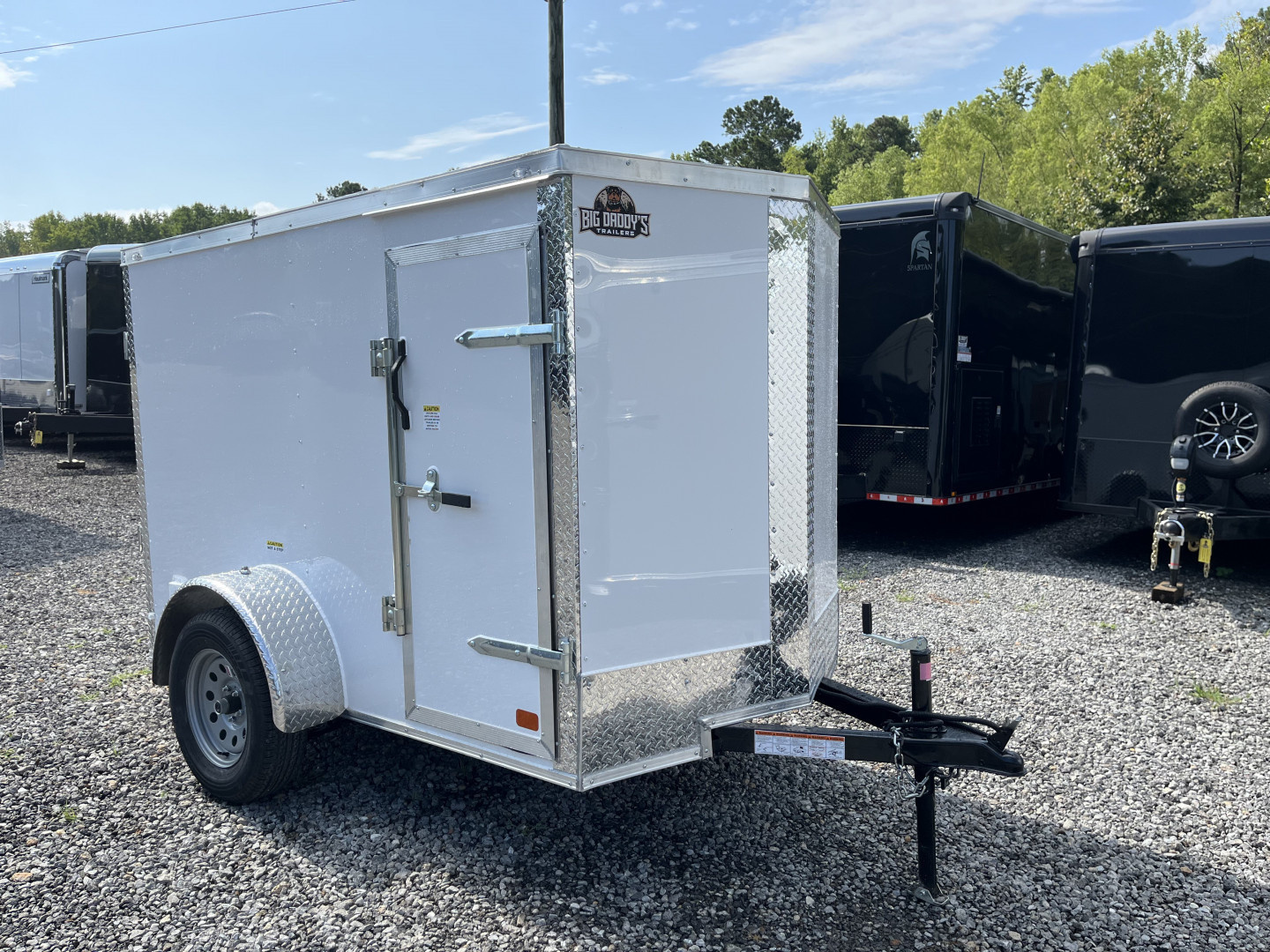 New 2026 Big Daddy Edition 5X8 Enclosed Trailer, Ramp Door, Side Door, Polycor