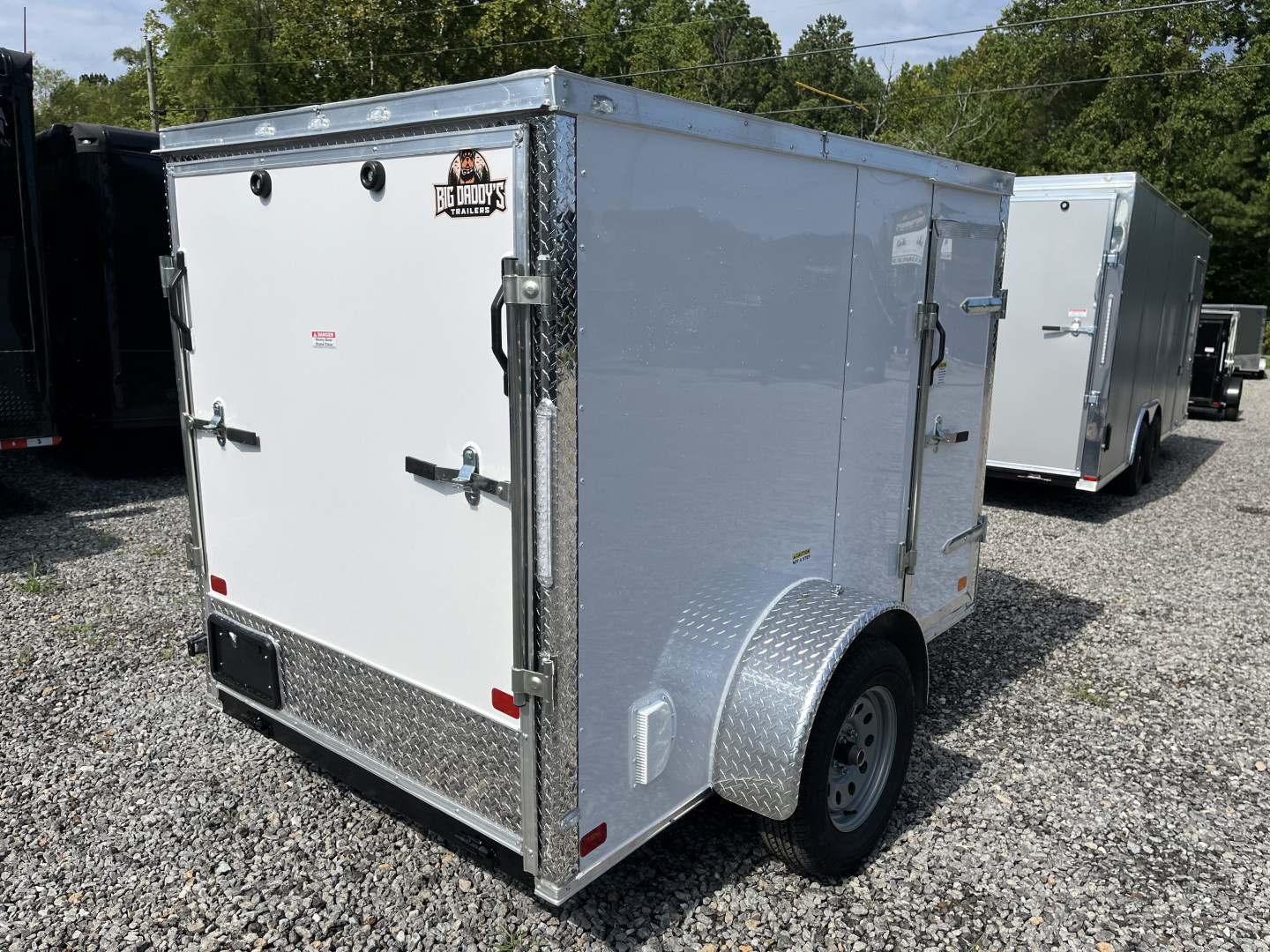 New 2026 Big Daddy Edition 5X8 Enclosed Trailer, Ramp Door, Side Door, Polycor