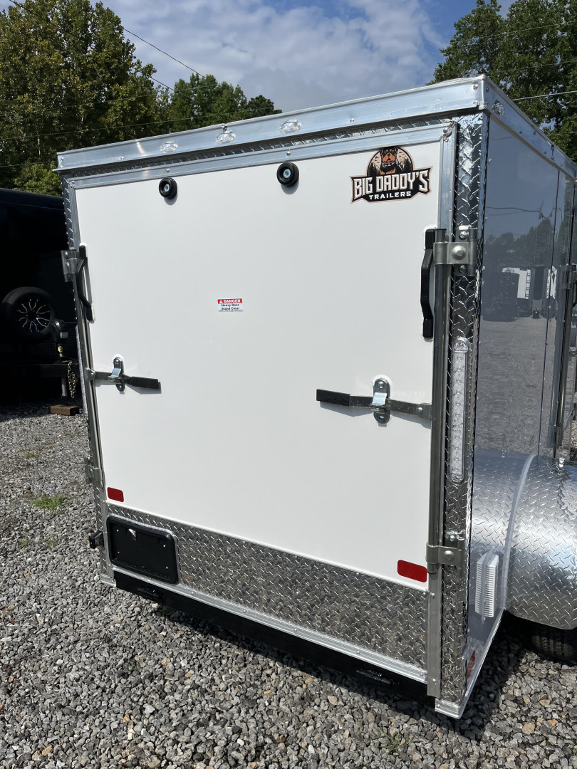 New 2026 Big Daddy Edition 5X8 Enclosed Trailer, Ramp Door, Side Door, Polycor