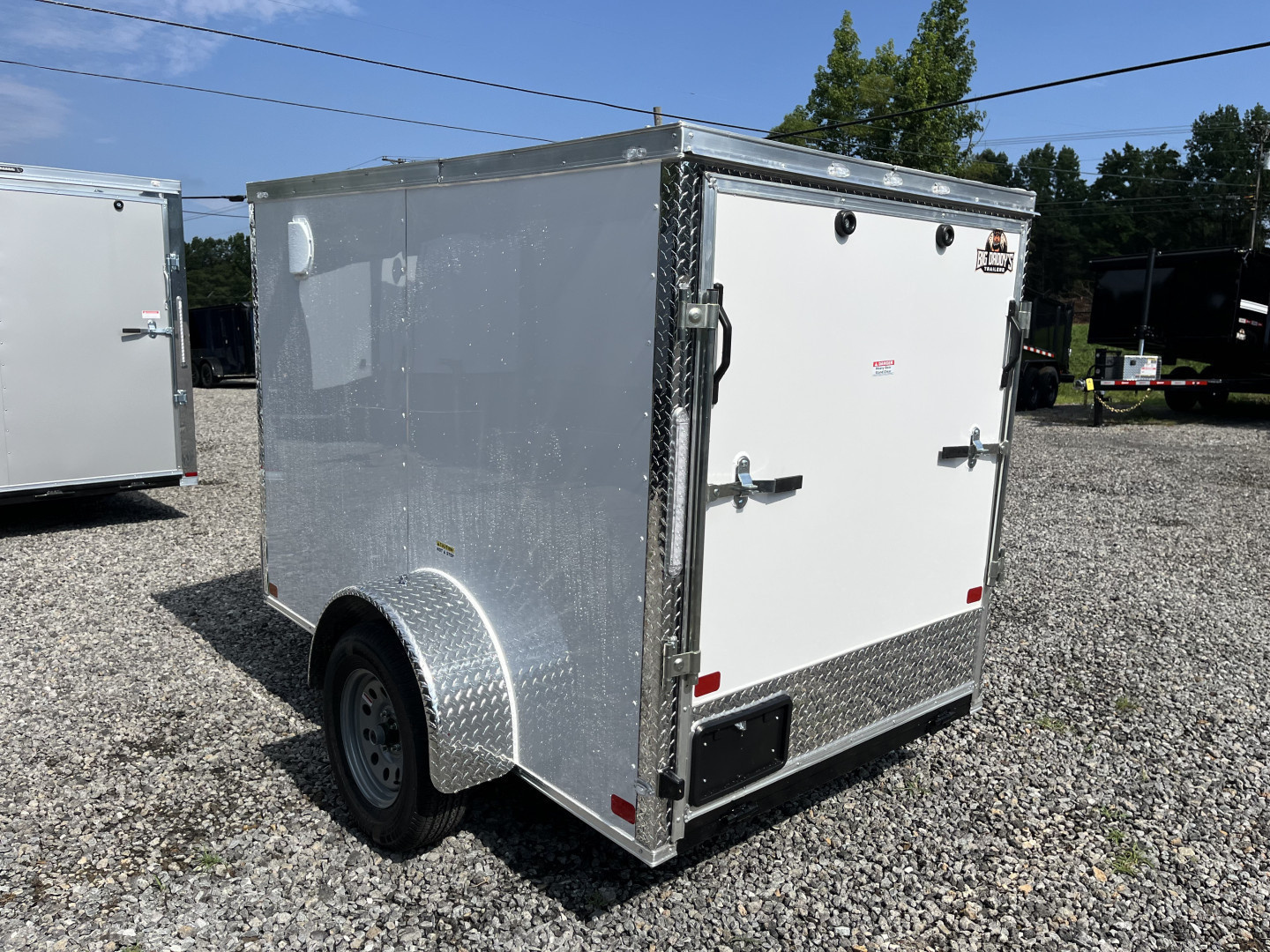 New 2026 Big Daddy Edition 5X8 Enclosed Trailer, Ramp Door, Side Door, Polycor