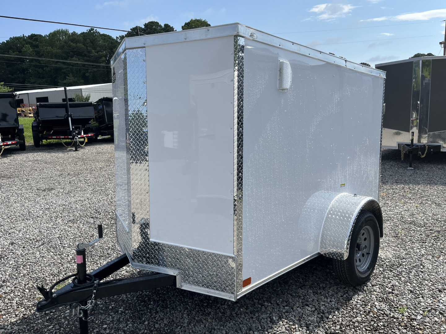 New 2026 Big Daddy Edition 5X8 Enclosed Trailer, Ramp Door, Side Door, Polycor