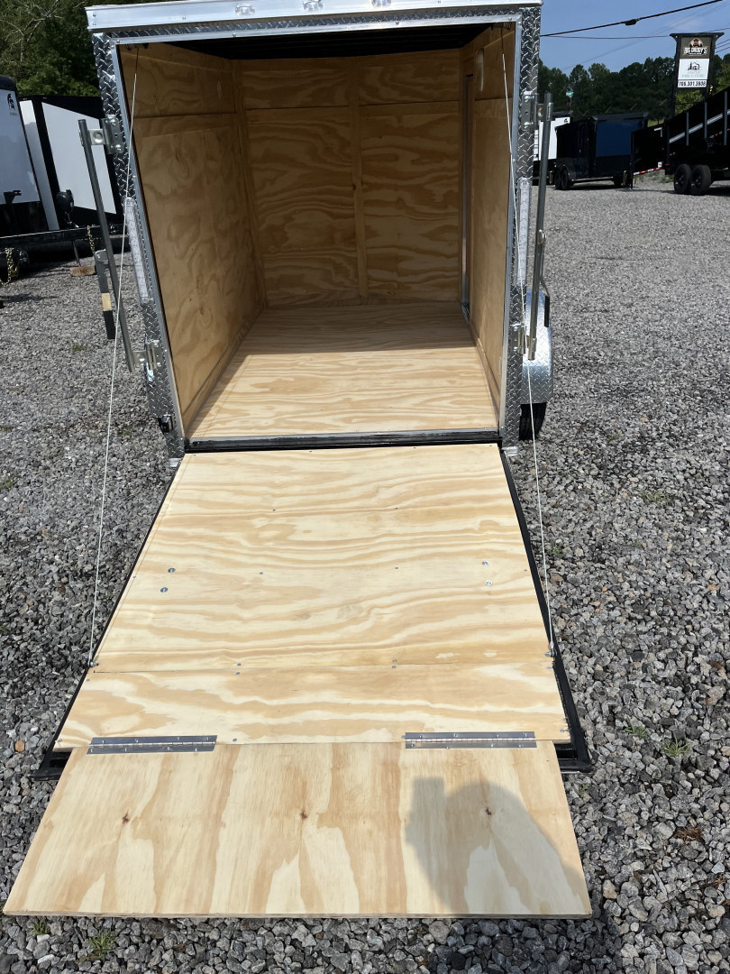 New 2026 Big Daddy Edition 5X8 Enclosed Trailer, Ramp Door, Side Door, Polycor