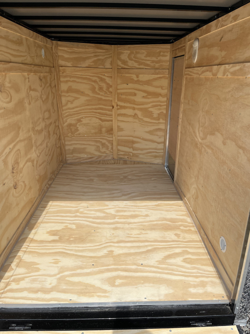 New 2026 Big Daddy Edition 5X8 Enclosed Trailer, Ramp Door, Side Door, Polycor