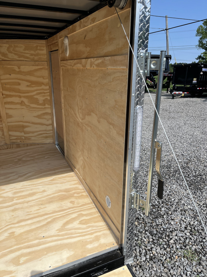 New 2026 Big Daddy Edition 5X8 Enclosed Trailer, Ramp Door, Side Door, Polycor