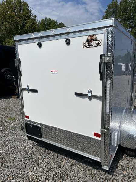 New 2026 Big Daddy Edition 5X8 Enclosed Trailer, Ramp Door, Side Door, Polycor
