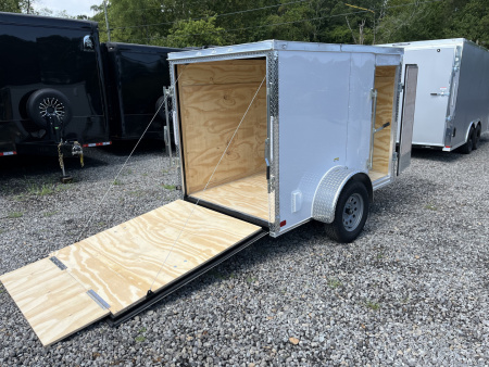 New 2026 Big Daddy Edition 5X8 Enclosed Trailer, Ramp Door, Side Door, Polycor