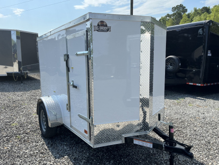 New 2026 Big Daddy Edition 5X8 Enclosed Trailer, Ramp Door, Side Door, Polycor