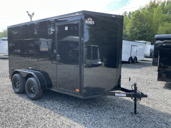 New 2025 Big Daddys Edition 6X12 Enclosed Trailer With 6' 3  Interior, Tandem Axle, Blackout Package