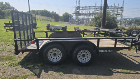 Used 2023 Sure-Trac 76"x12' Utility Trailer 7k
