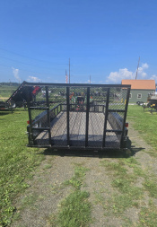 Used 2023 Sure-Trac 76"x12' Utility Trailer 7k