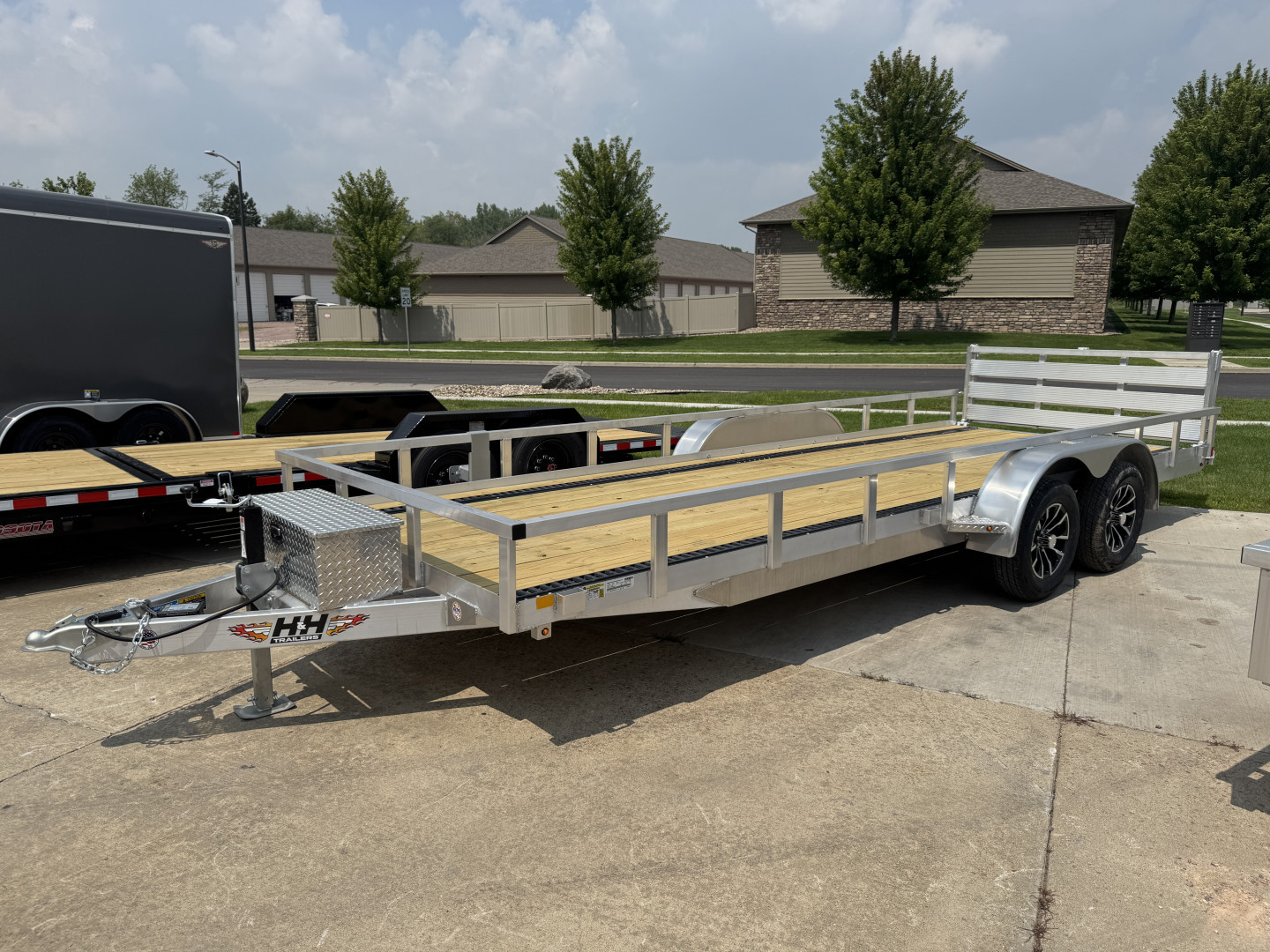 New 2026 H&H Trailers TRSA-20 7k Utility Trailer