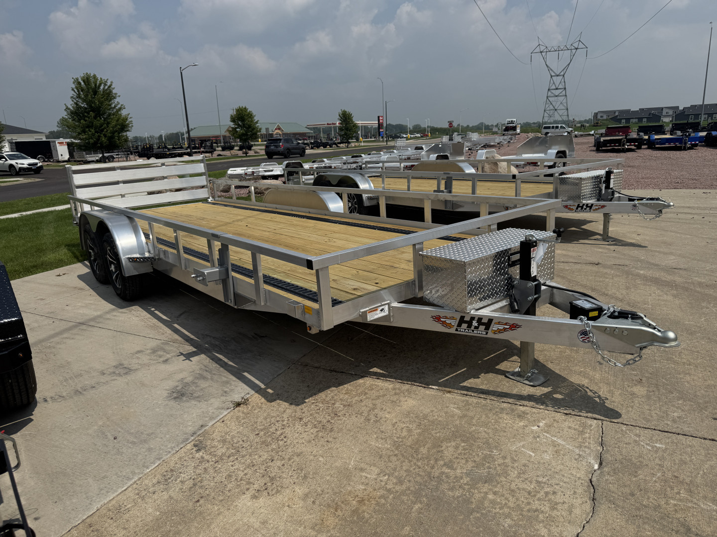 New 2026 H&H Trailers TRSA-20 7k Utility Trailer