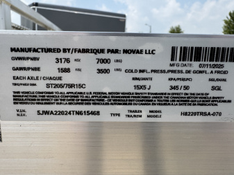 New 2026 H&H Trailers TRSA-20 7k Utility Trailer