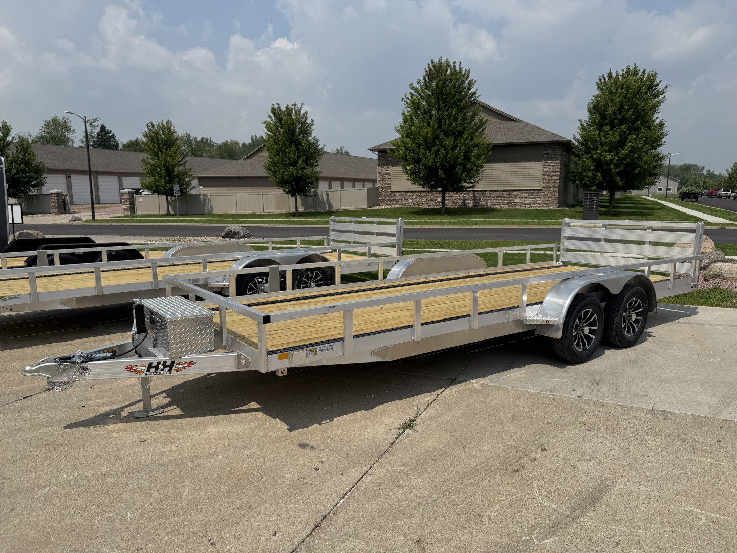 New 2026 H&H Trailers TRSA-20 7k Utility Trailer
