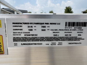 New 2026 H&H Trailers TRSA-20 7k Utility Trailer