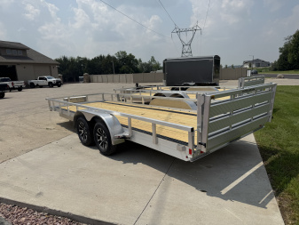 New 2026 H&H Trailers TRSA-20 7k Utility Trailer
